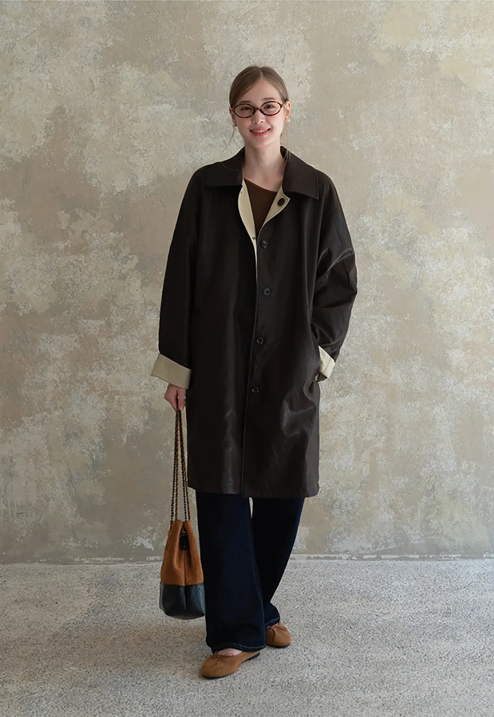 Womens Asymmetric Neck Ribbed Knit Long Sleeve Top