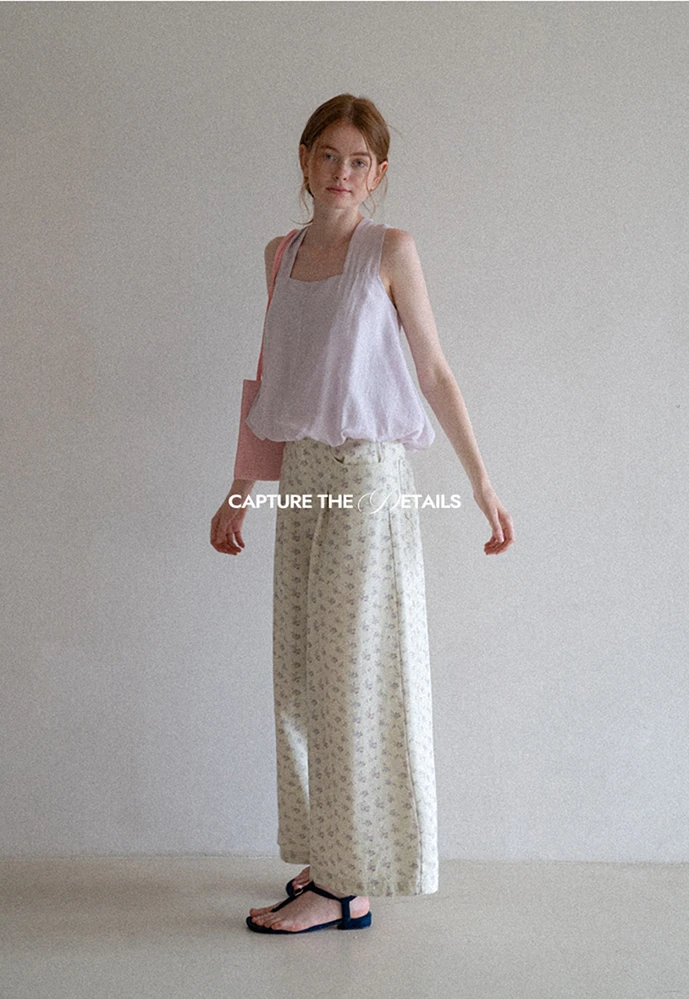 Women’s Ditsy Floral Wide-Leg Pants