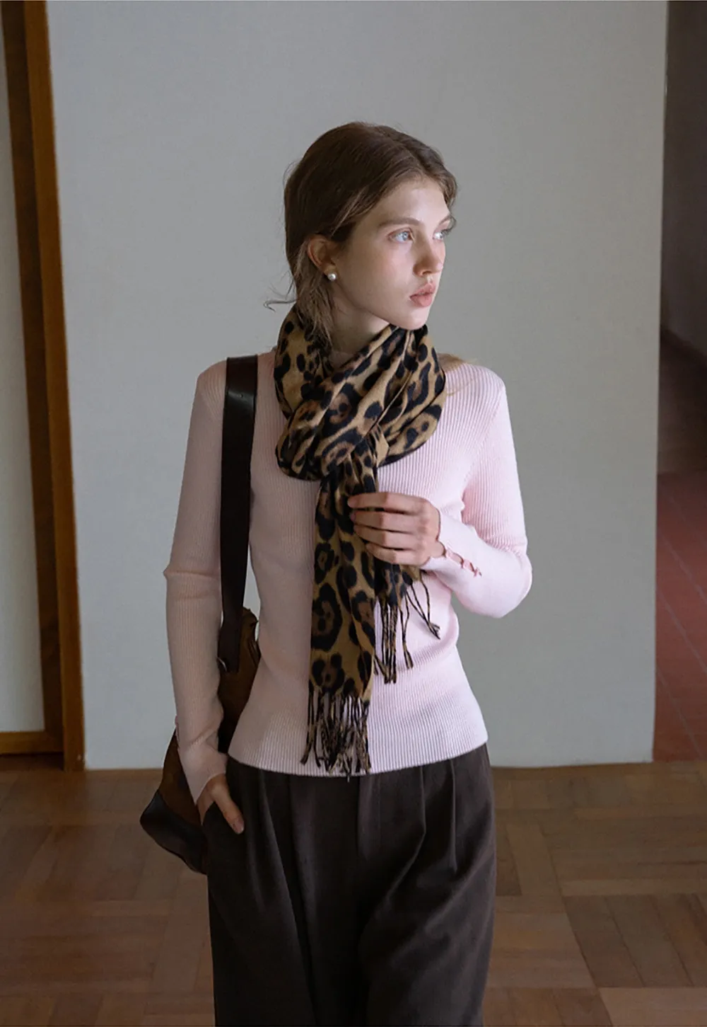 Womens Mock Neck Knit Top