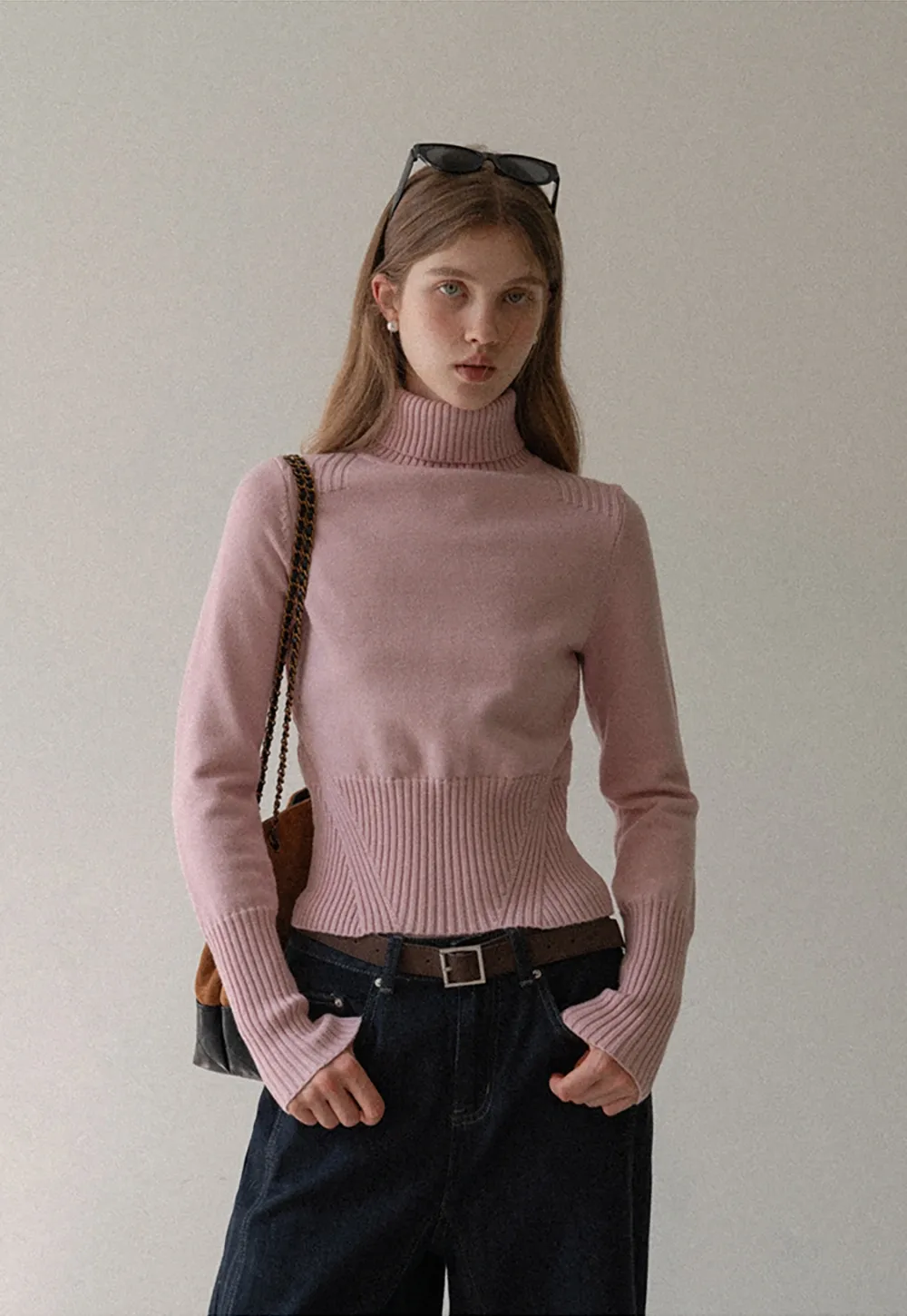 Women High Waist Wide Leg Denim Jeans Pants