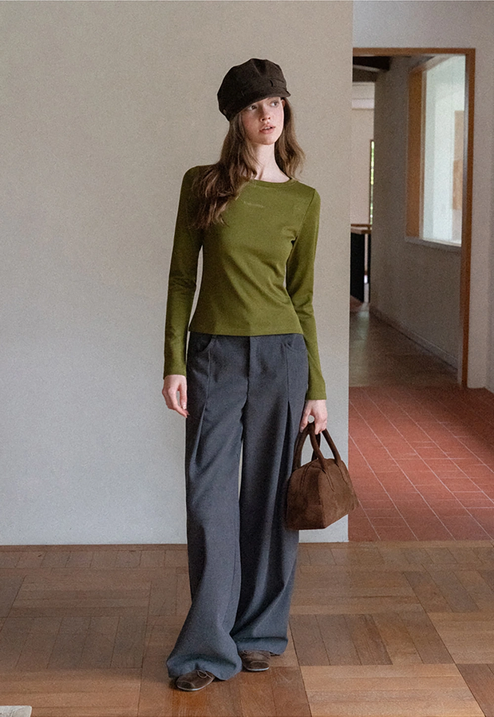 Elegant Wide Leg Trousers for Women Office Wear