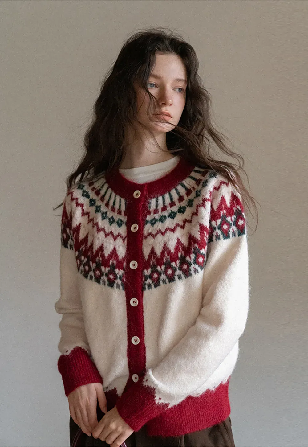 Fair Isle Knit Sweater