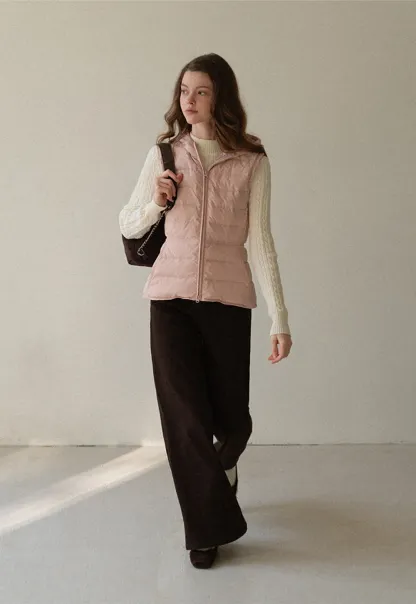 Soft Cotton Wide-Leg Pants with Button Detail