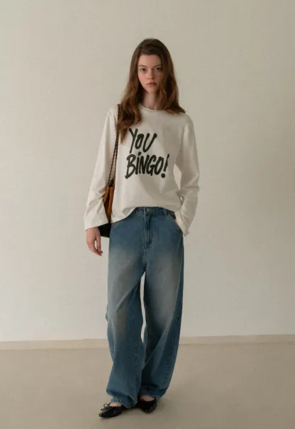 Women Statement Long Sleeve Tee