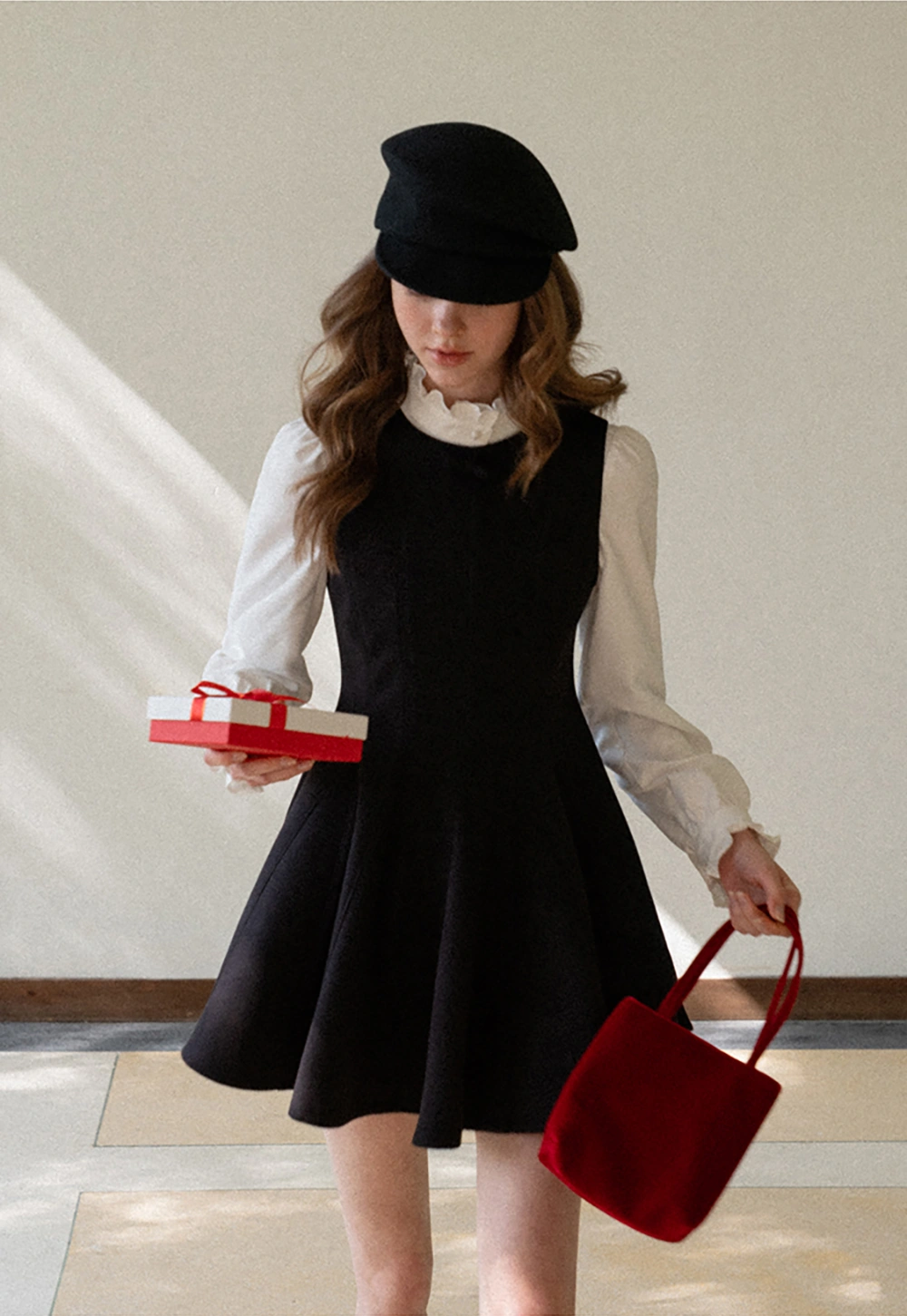 A-Line Dress with Bow Detail