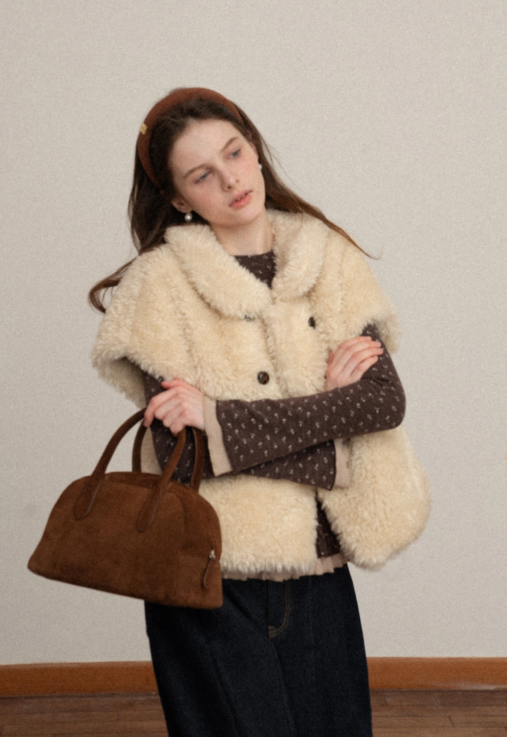 Button-Up Warm Fleece Vest for Winter