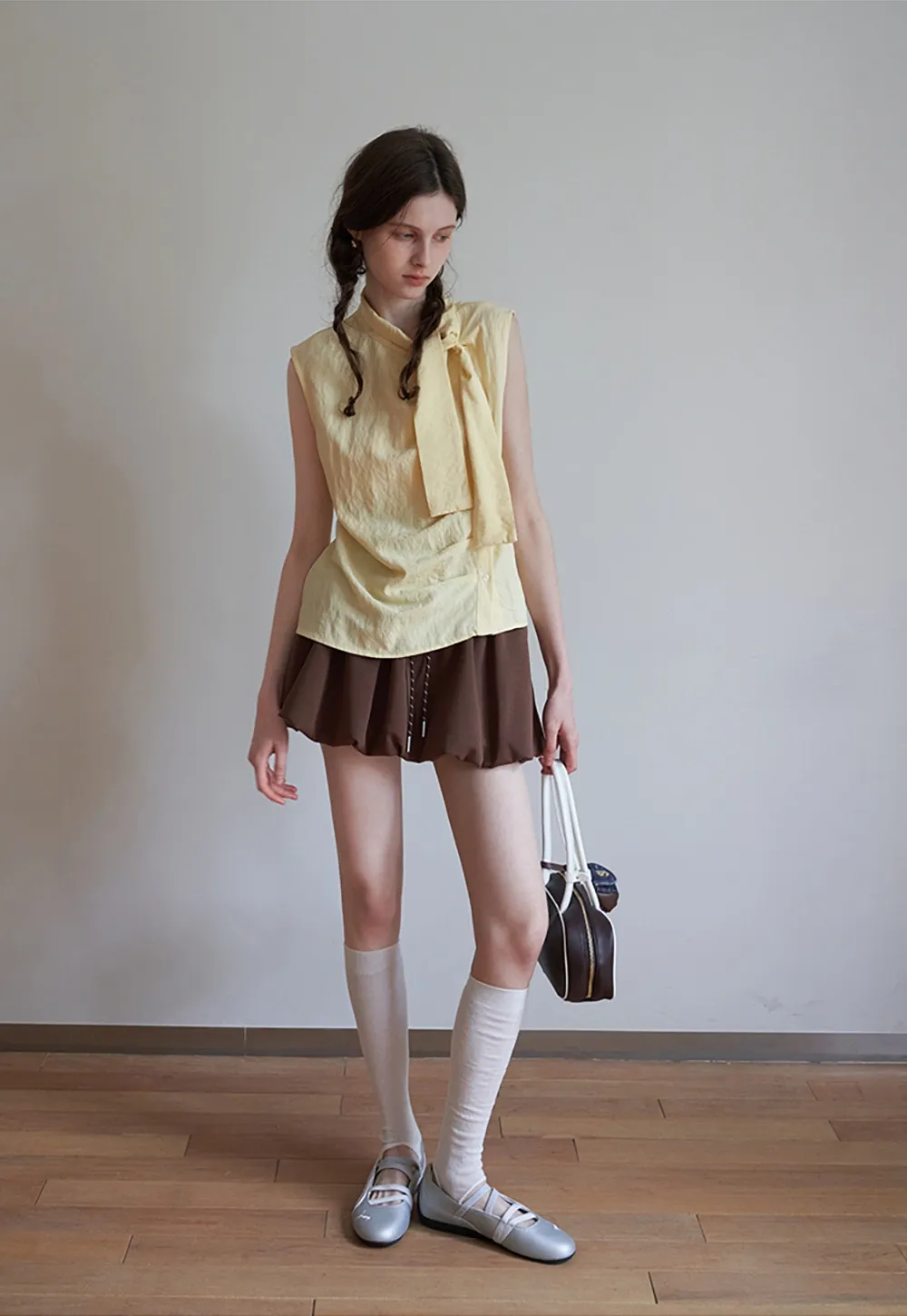 Elegant Tie Neck Sleeveless Top for Women