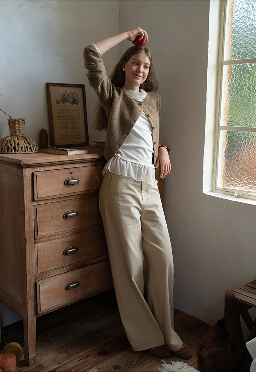 Button Front Knit Sweater Cardigan