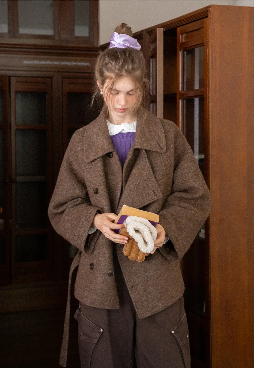 Ruffle Collar Blouse