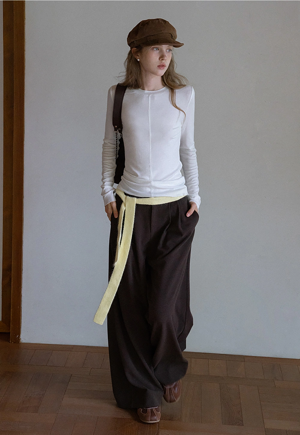 Womens Classic Long Sleeve Basic Tee