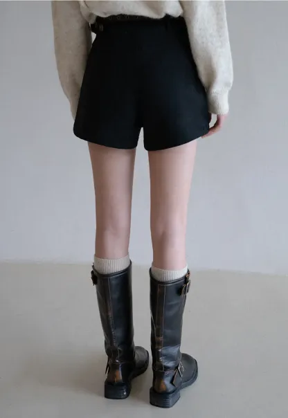 Belted Pocket Shorts