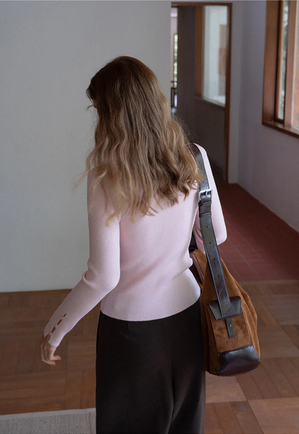 Womens Mock Neck Knit Top