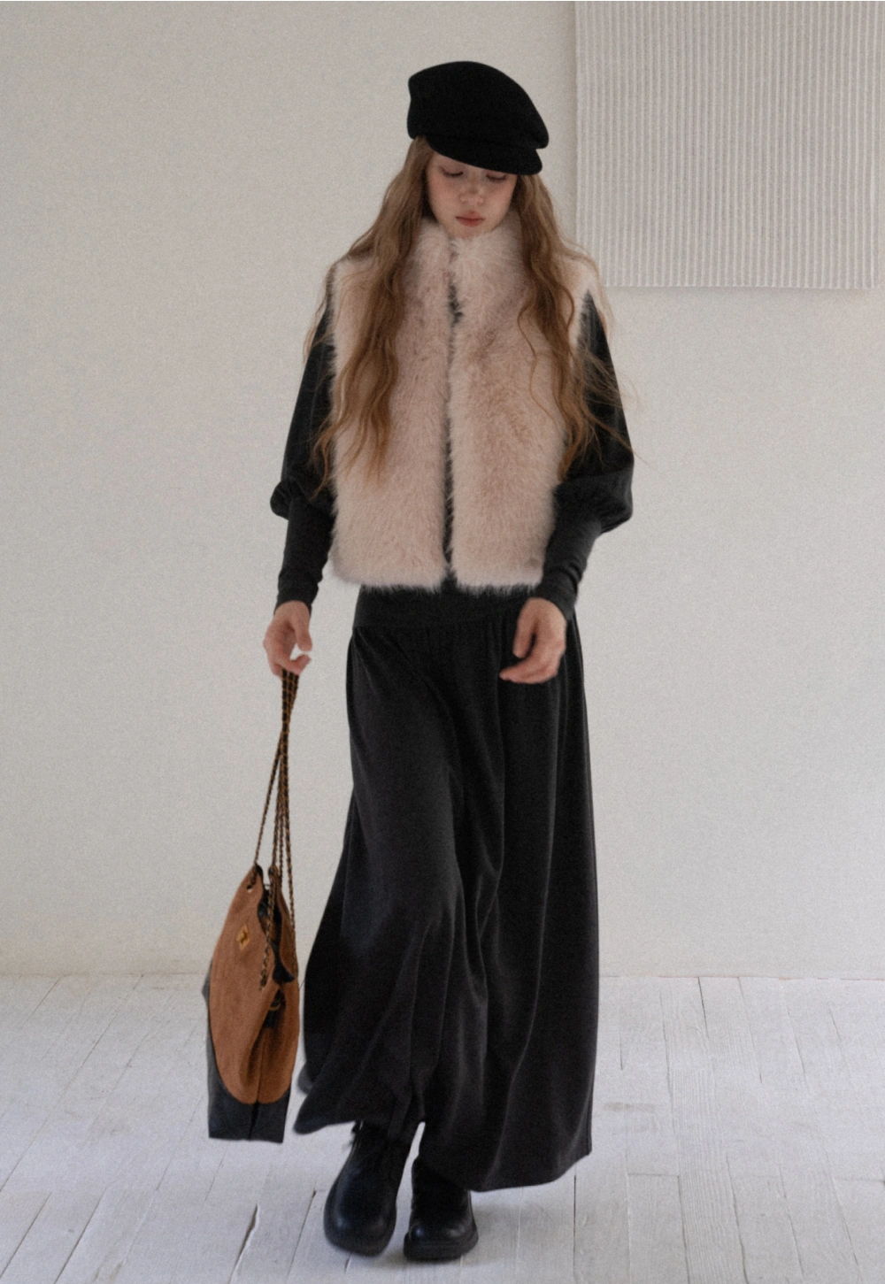 Women High Neck Long Sleeve Maxi Dress Elegant Casual Outfit