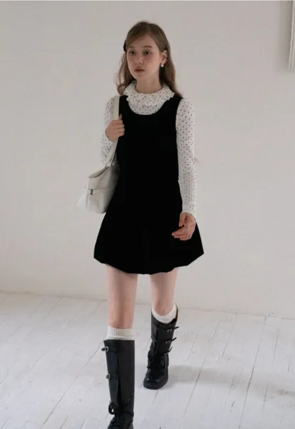 Women Polka Dot Long Sleeve T Shirt