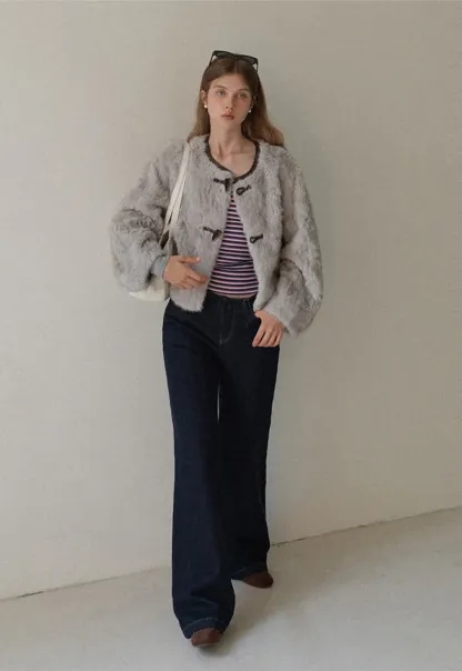 Striped Layered Shrug Top