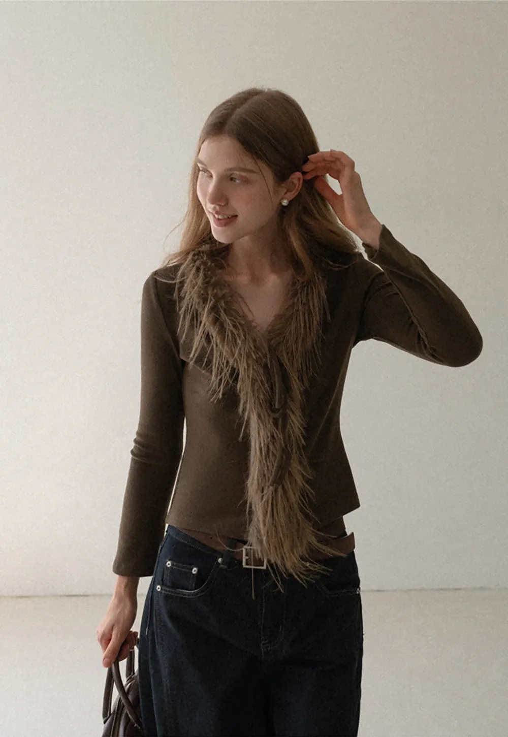 Women High Waist Wide Leg Denim Jeans Pants