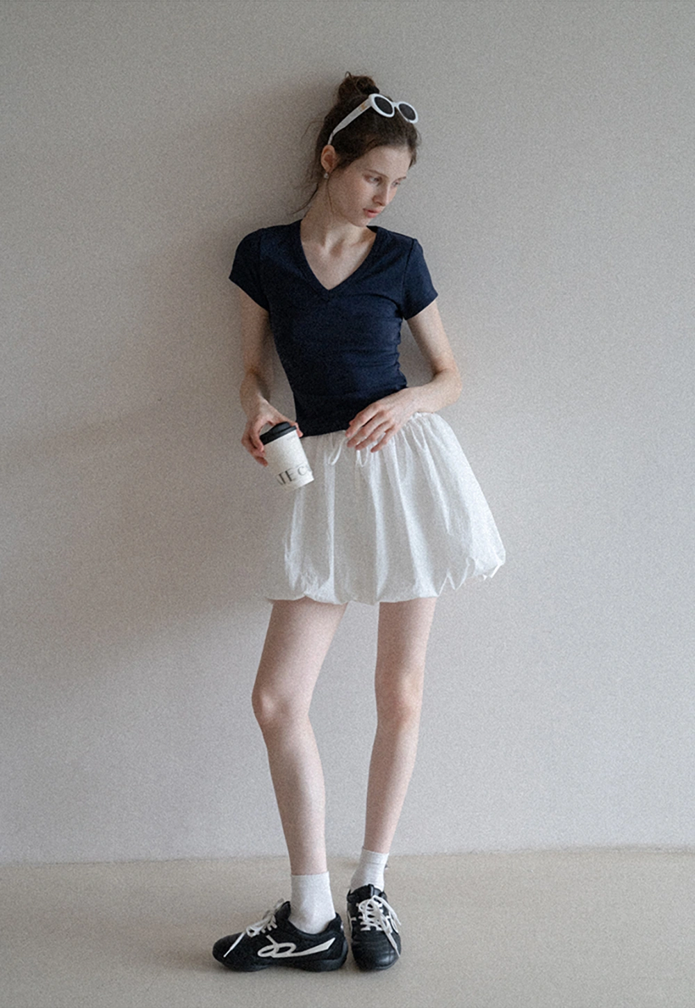 Women's Slim Fit V-Neck Short Sleeve T-Shirt