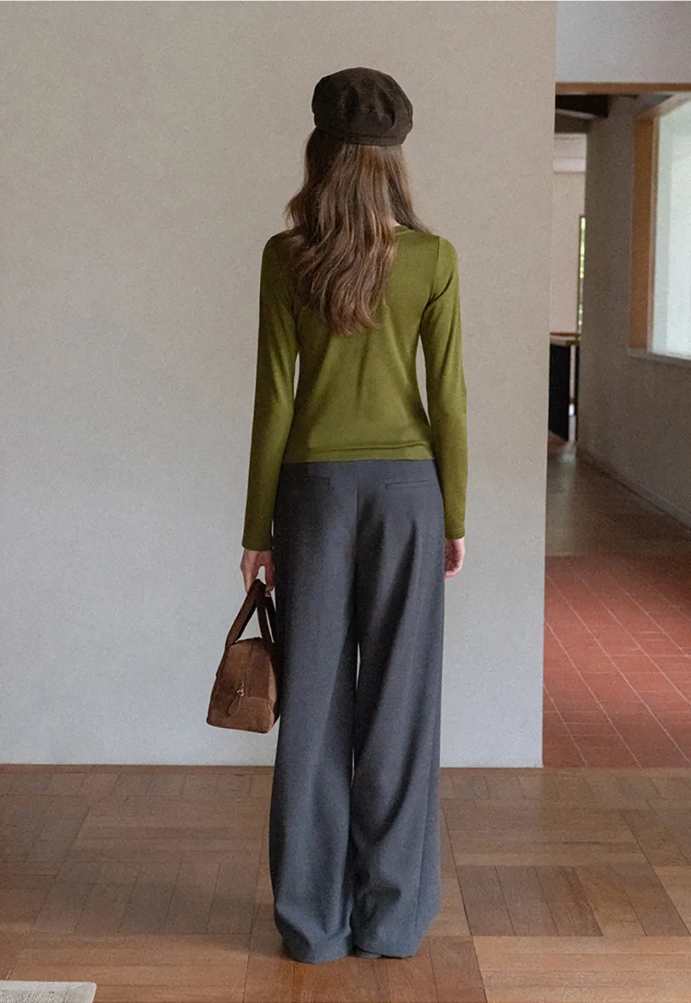 Elegant Wide Leg Trousers for Women Office Wear