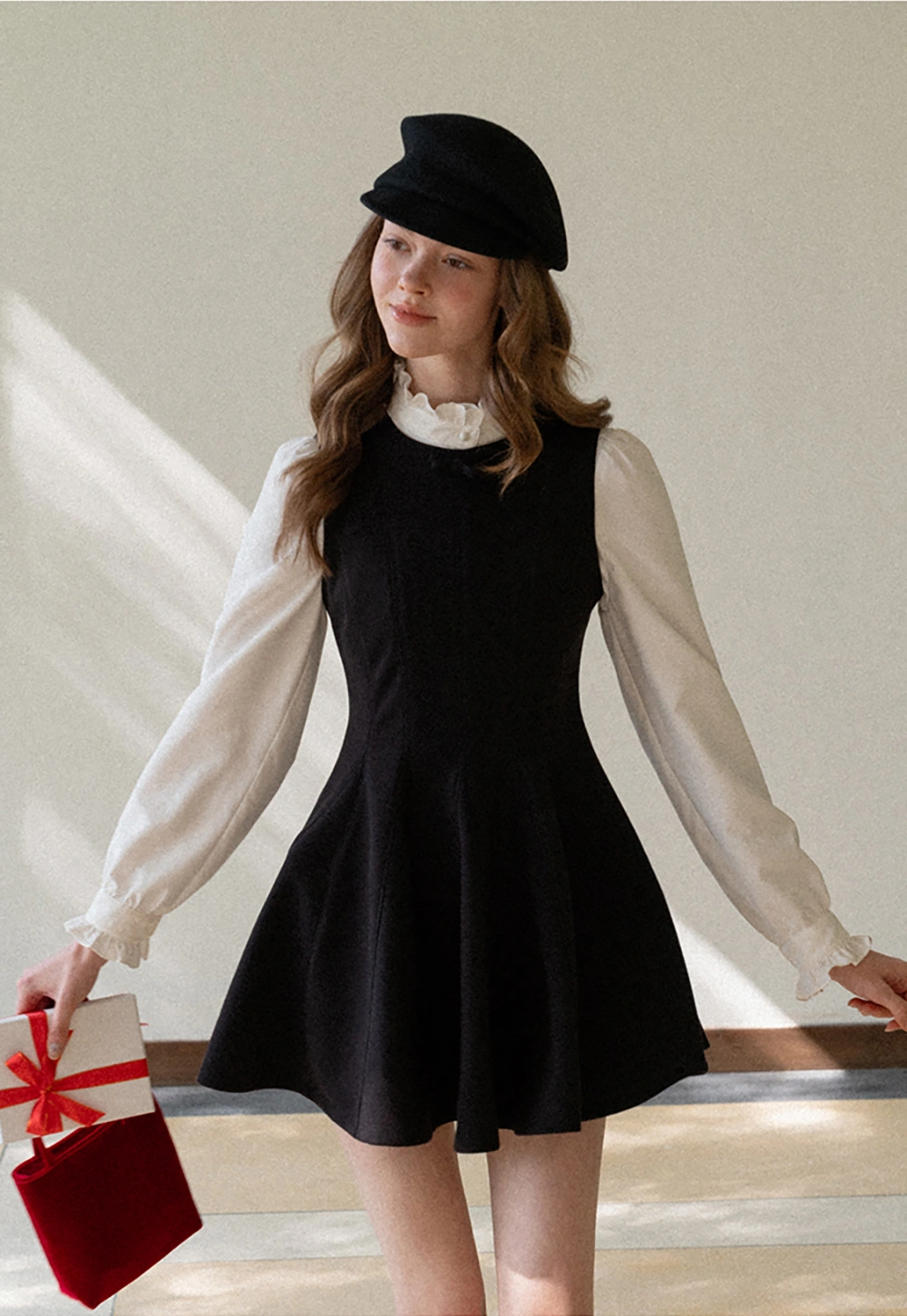 A-Line Dress with Bow Detail