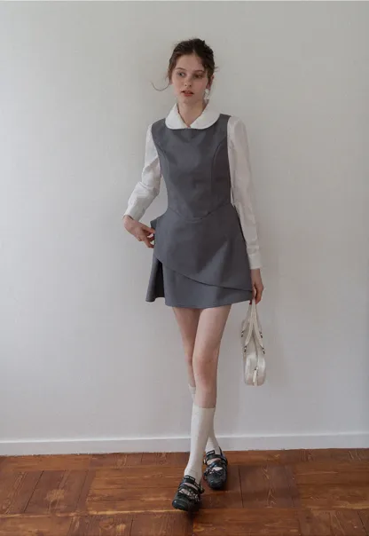 Women's Peter Pan Collar Long Sleeve Blouse