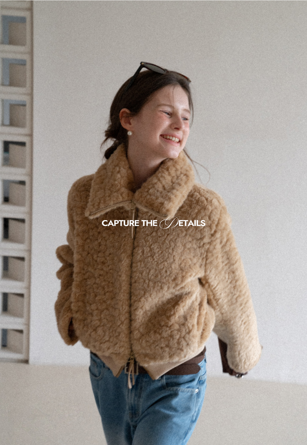 Fuzzy Textured Short Jacket 