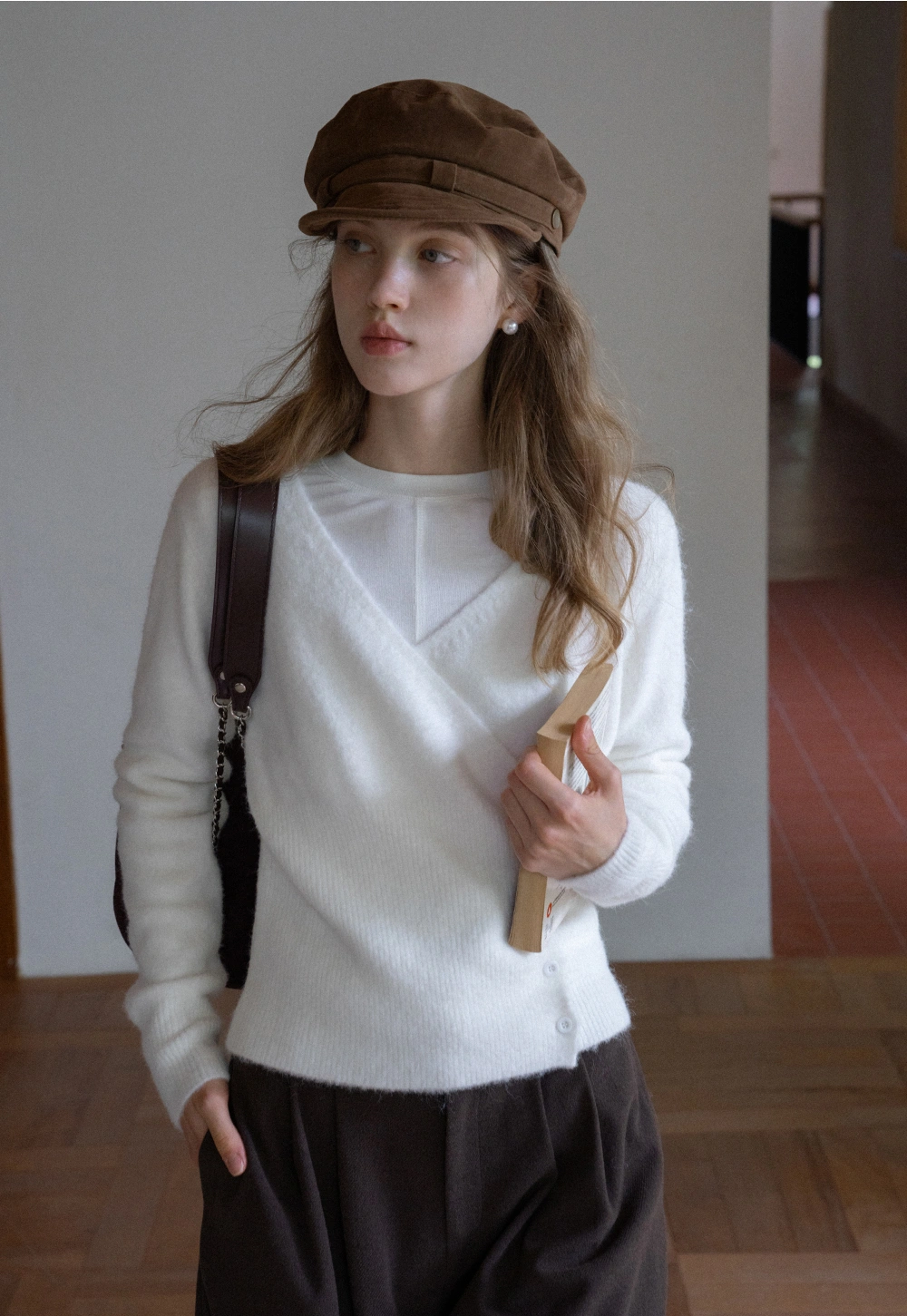 Womens Classic Long Sleeve Basic Tee