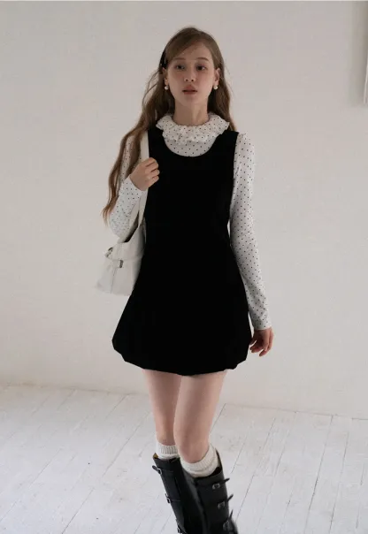 Women Polka Dot Long Sleeve T Shirt