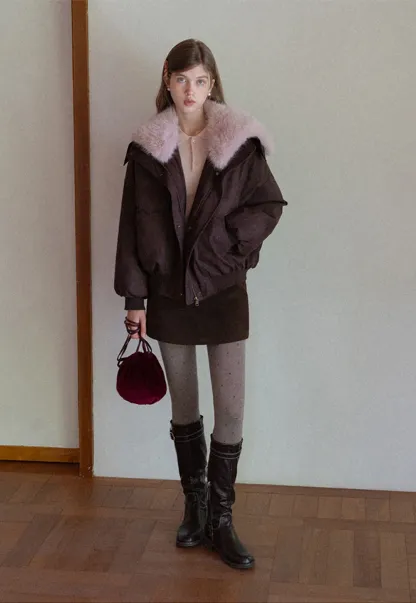 Women Soft Knit Polo Sweater Long Sleeve Pullover