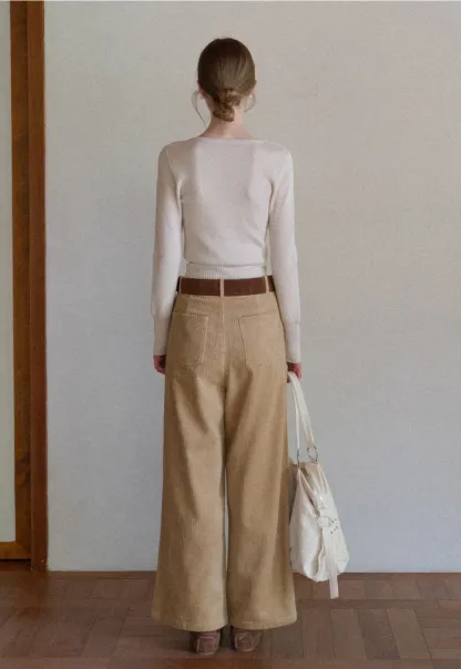 Basic Round Neck Slim Fit Sweater