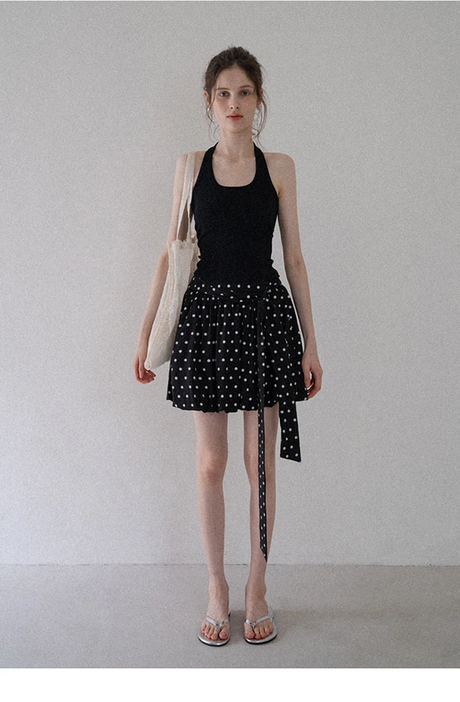 Women's Ribbed Halter Tank Top