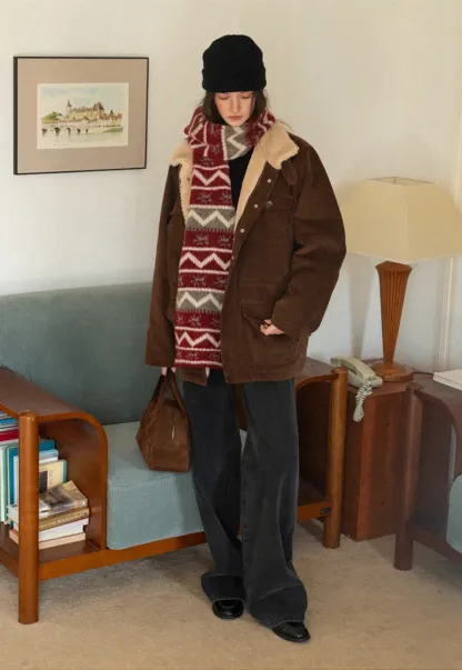 High-Waisted Black Wide-Leg Denim Jeans