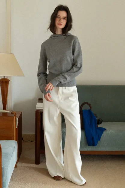 Warm Solid Long Knit Scarf