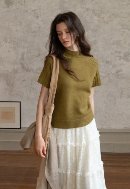 Lace Tiered Skirt with Ruffle Detail