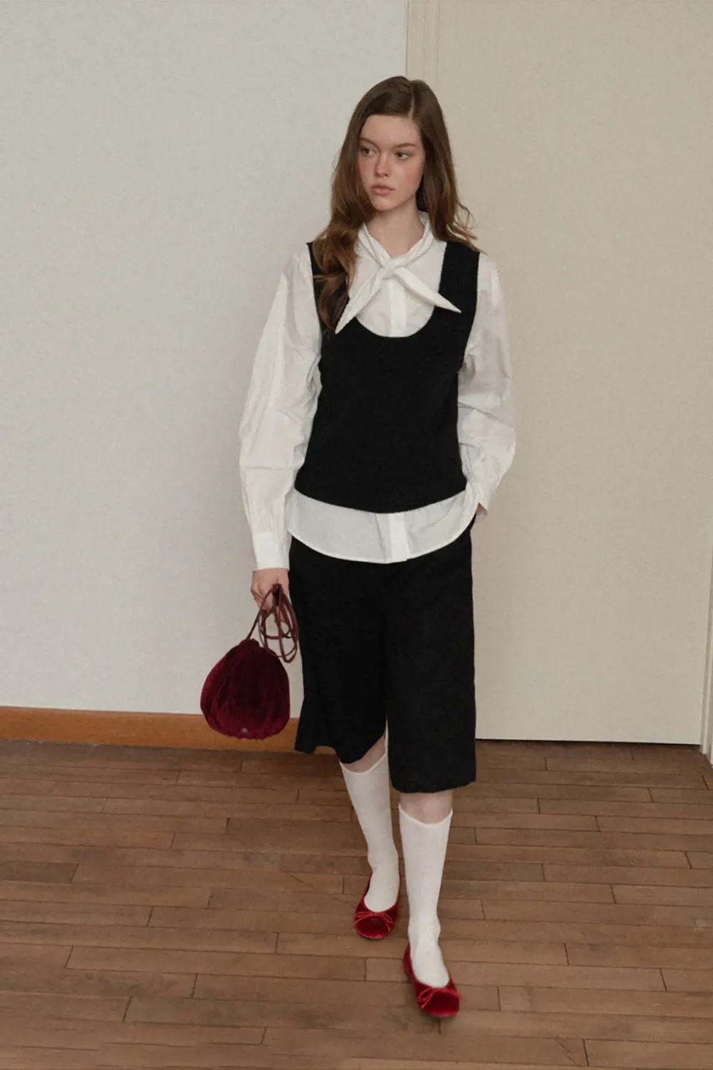 Floral Applique Knit Tank Top