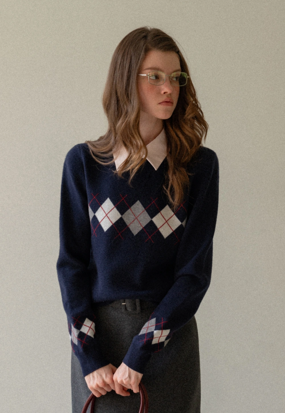 Casual Halter Short Vest with Line-Textured Collar