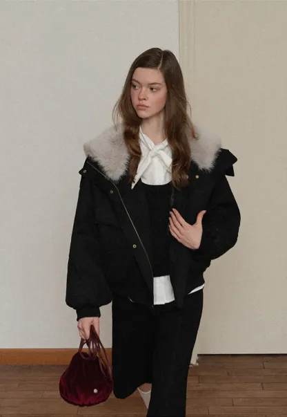 Oversized Peter Pan Collar Blouse