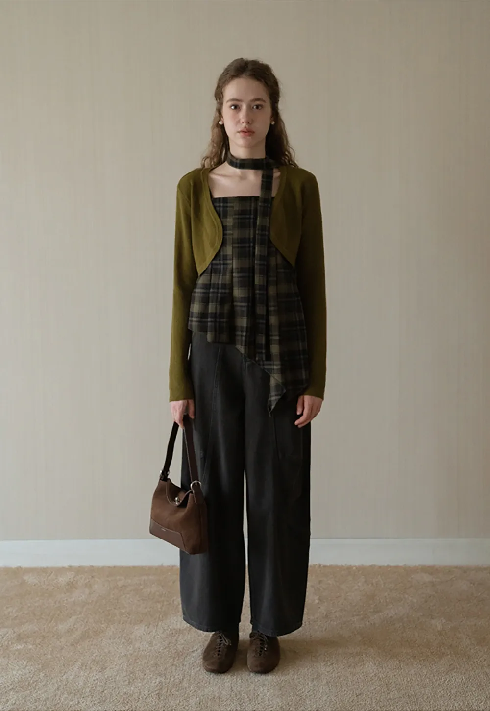 Womens High Waist Wide Leg Cargo Pants