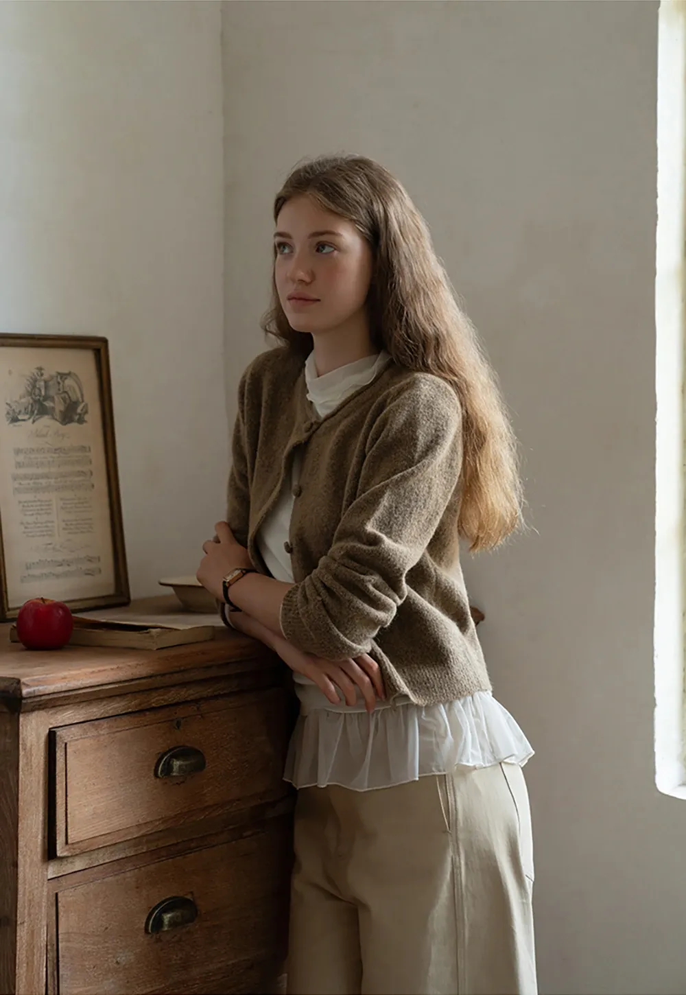 Button Front Knit Sweater Cardigan