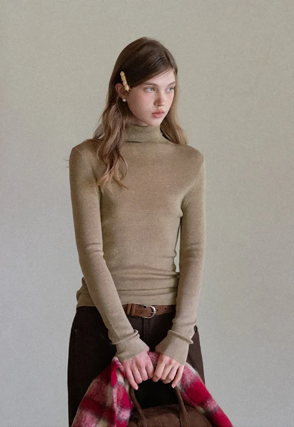 High-Waist Wide-Leg Utility Pants