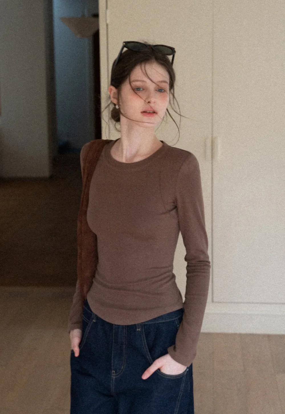 Women Classic Long Sleeve Top