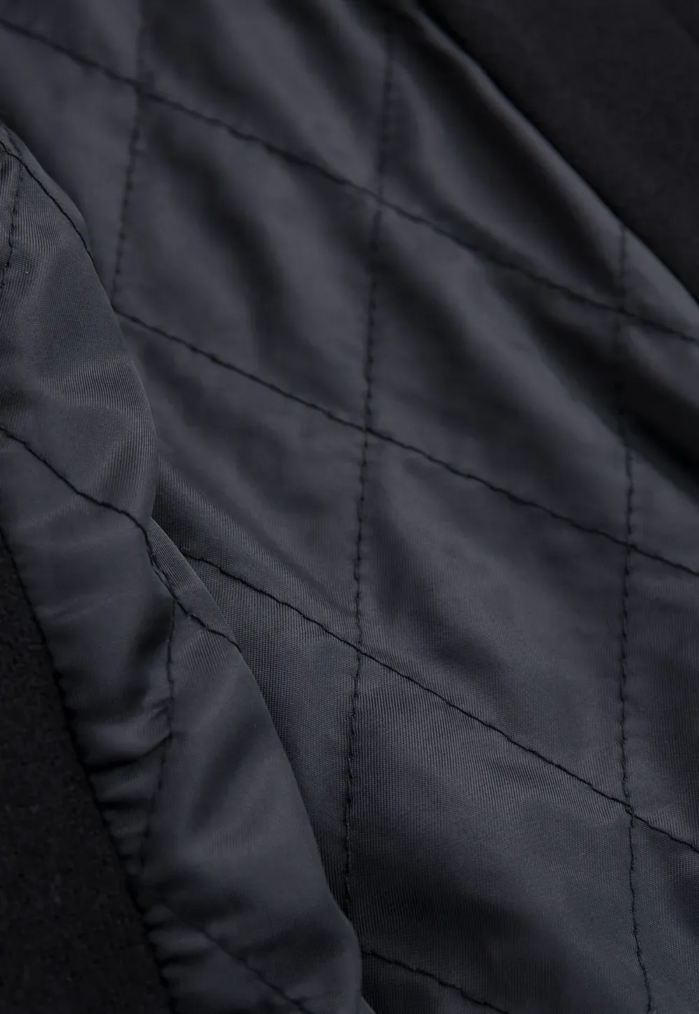 Faux Fur Trim Belted Wool Coat