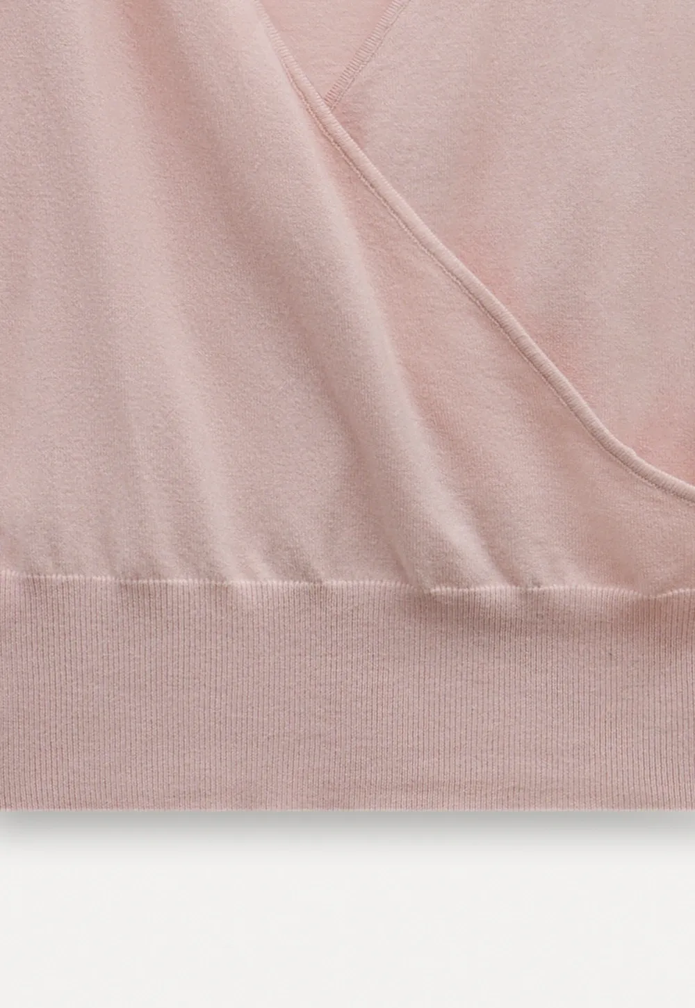 V Neck Wrap Knit Top and Sleeveless Vest Set