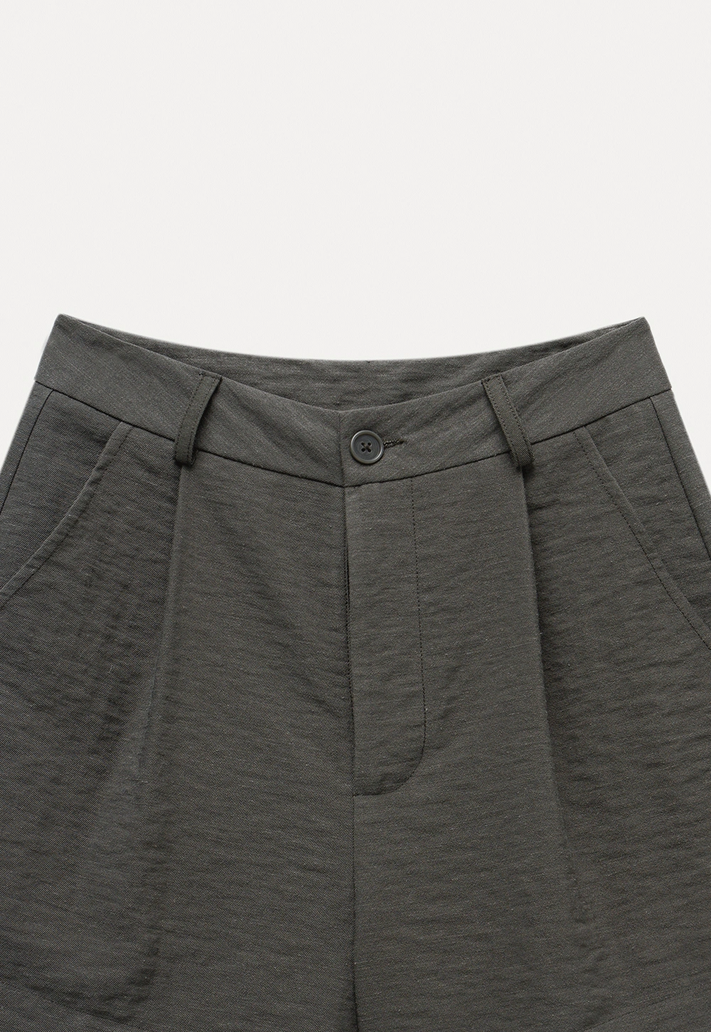 High Waisted Pleated Shorts