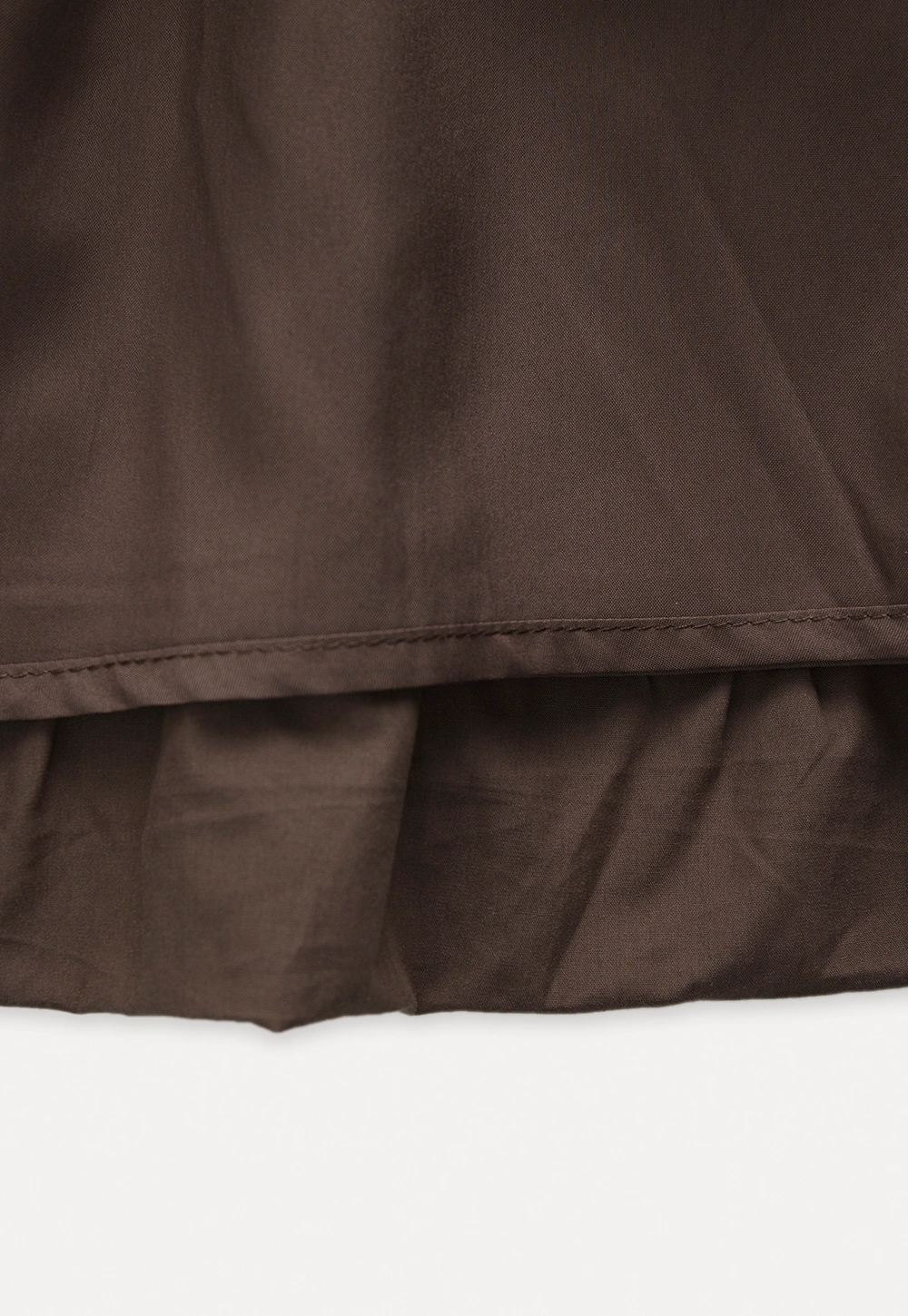 Drawstring Balloon Mini Skirt