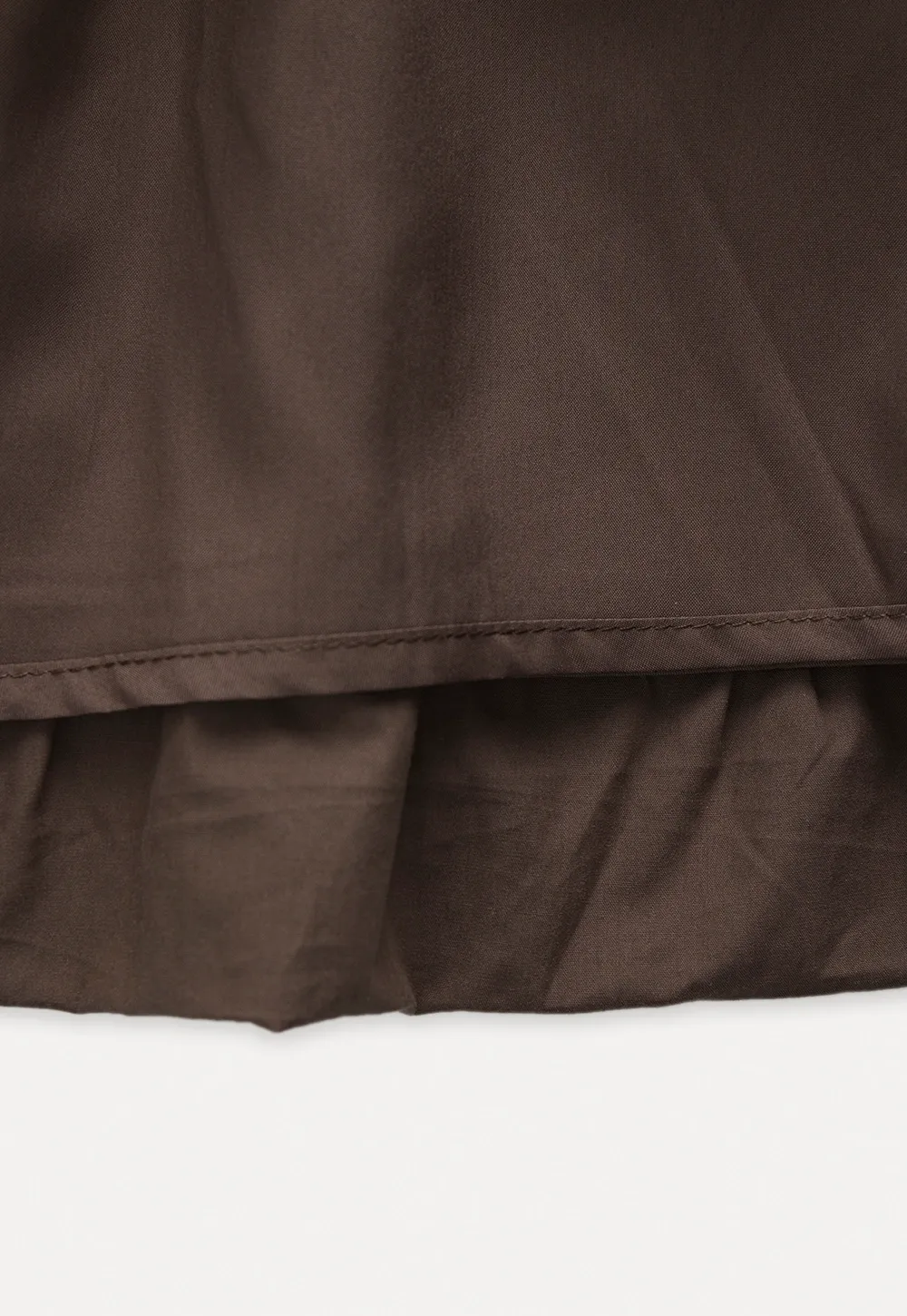 Drawstring Balloon Mini Skirt