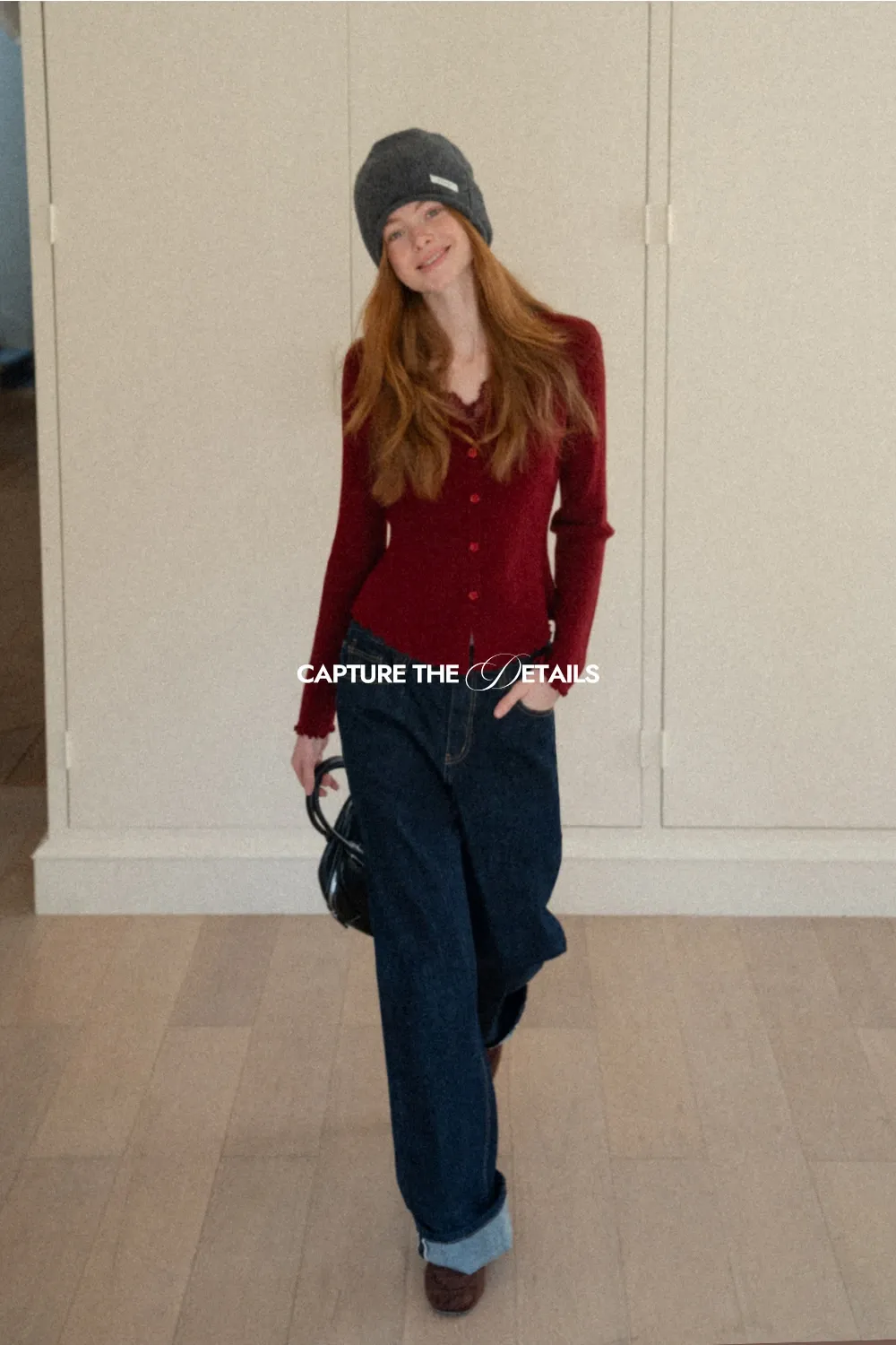 Lace Trim Ribbed Knit Top