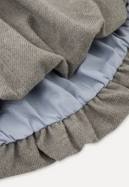 Bubble Hem Mini Skirt