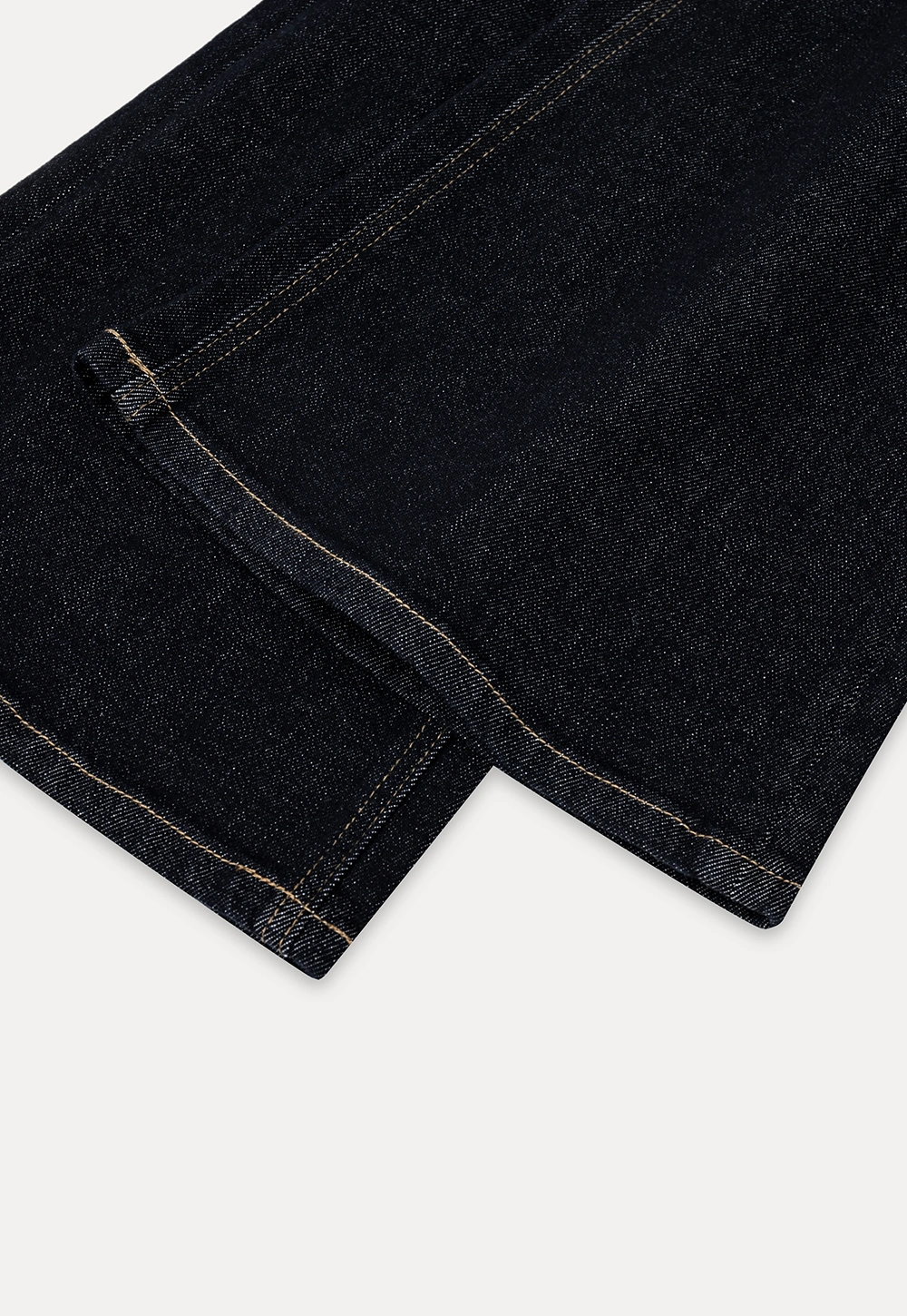Wide Leg Straight Cut Denim Jeans