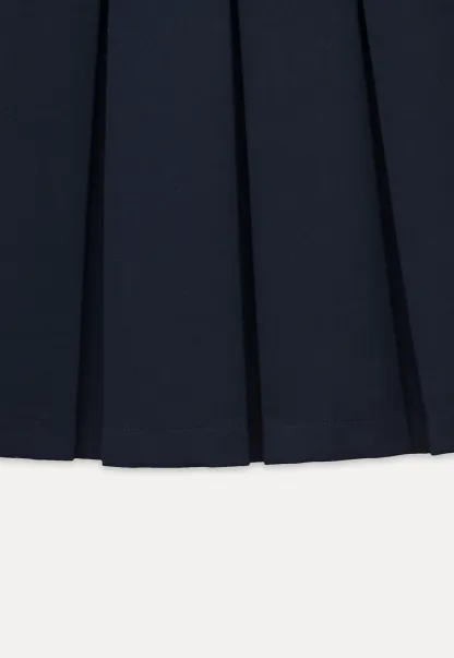Women's Belted Pleated Mini Skirt