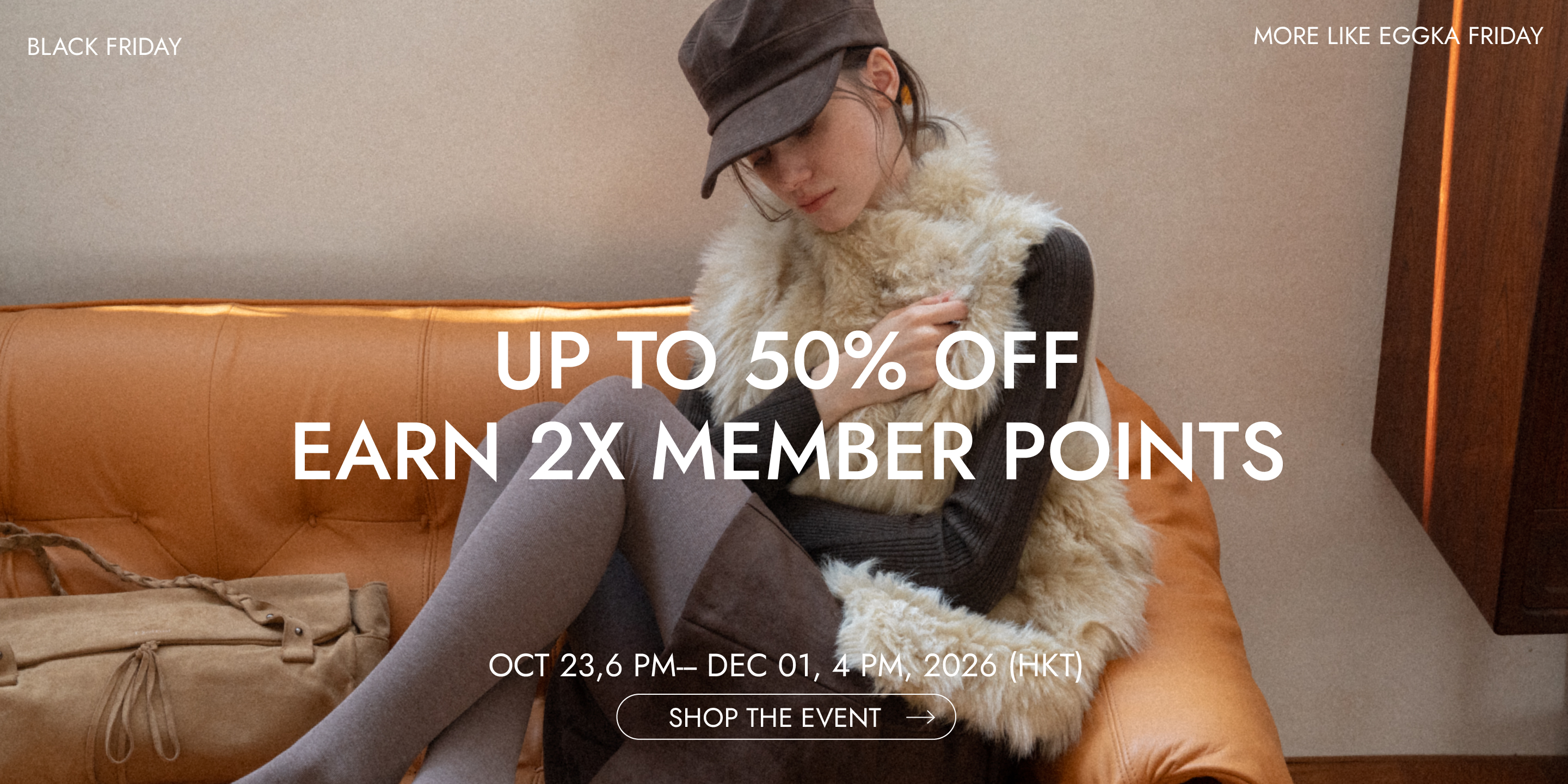 Shop the Black Friday event — Up to 50% off and 2X member points.
